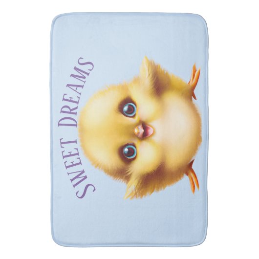 Tapis De Bain Bébé adorable poussin (devant Vertical)