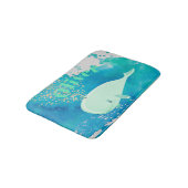 Tapis De Bain Bébé Baleine étincelle Bleu Nautique Nautique Pers (Angle)