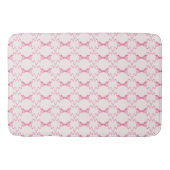 Tapis De Bain Bébé Bow Trellis rose Bella Ribbon (Devant)