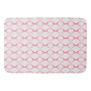 Tapis De Bain Bébé Bow Trellis rose Bella Ribbon