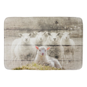 Tapis De Bain Bébé d'agneau à mouton russe