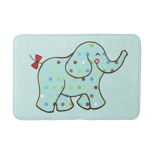 Tapis De Bain Bébé Eléphant Bain Mat (Devant)