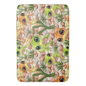Tapis De Bain Bébé Geckos jote personnages de dessin (devant Vertical)