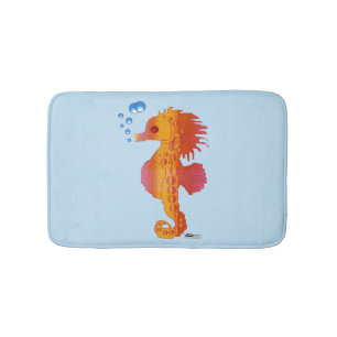 Tapis De Bain Bébé hippocampe à bulles