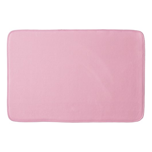 Tapis De Bain Bébé rose couleur solide (Devant)