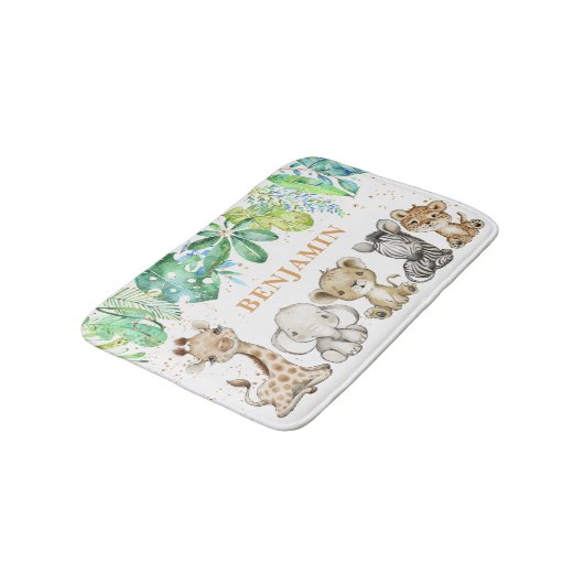Tapis De Bain Bébé Safari Animaux Bain Mat (Angle)