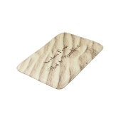 Tapis De Bain Bed and Breakfast Sand Nom personnalisé (Angle)