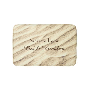 Tapis De Bain Bed and Breakfast Sand Personnalisé Bath Mat
