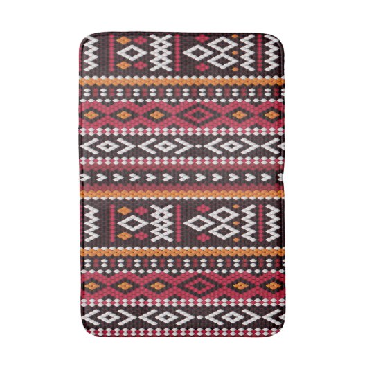 Tapis De Bain Bedouin Sadu Fabric Pattern (Devant (Vertical))