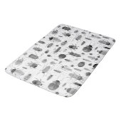 Tapis De Bain Beetle noir et blanc (Angle)