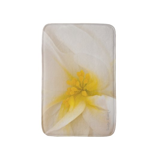 Tapis De Bain Bégonie blanche (Devant (Vertical))