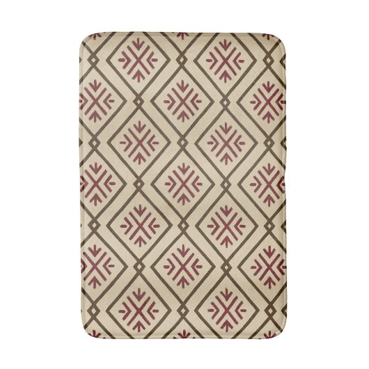 Tapis de bain beige et marron (Devant (Vertical))