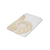 Tapis De Bain Beige Nautilus Bord de mer Nautique (Angle)