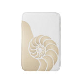 Tapis De Bain Beige Nautilus Bord de mer Nautique (Devant (Vertical))