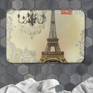 Tapis De Bain beijal lace chandelier eiffel