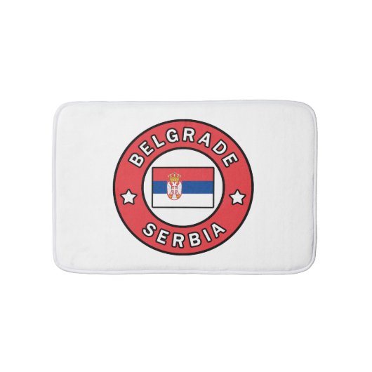 Tapis De Bain Belgrade Serbie (Devant)