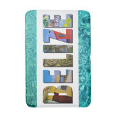 Tapis De Bain Belize Tropical Beach Blue Ocean Travel Photo (Devant (Vertical))