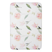 Tapis De Bain Belle aquarelle florale (devant Vertical)