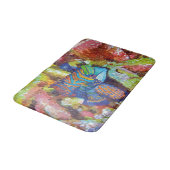 Tapis De Bain Belle aquarelle Mandarinfish Design (Angle)