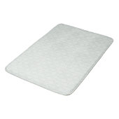 Tapis De Bain Belle damas beige vert doux et doux (Angle)