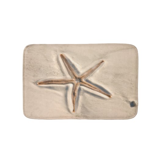 Tapis De Bain Belle étoile de mer de plage (Devant)