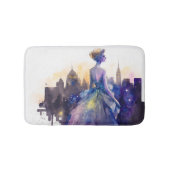 Tapis De Bain Belle Femme | Abstrait Fairytale City Princess (Devant)