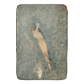 Tapis De Bain Belle femme bronzage sur la plage (devant Vertical)