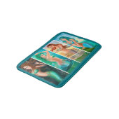 Tapis De Bain Belle Femme sirène collage (Angle)