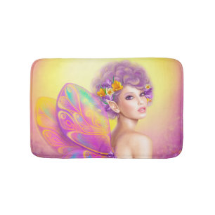 Tapis De Bain Belle fille papillon fée