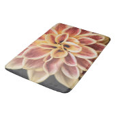 Tapis De Bain Belle fleur Dahlia d'été (Art Floral) (Angle)