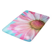 Tapis De Bain Belle Fleur rose Gros plan Photo (Angle)