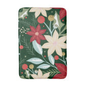 Tapis De Bain Belle florale de Noël (Devant (Vertical))