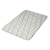 Tapis De Bain Belle florale rose (Angle)