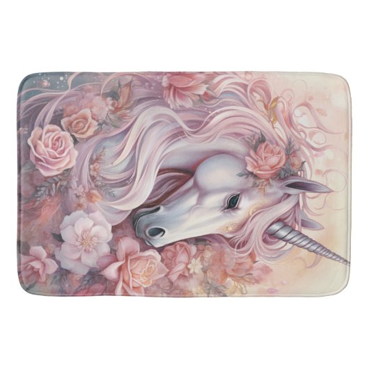 Tapis De Bain Belle licorne (Devant)