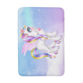 Tapis De Bain Belle licorne avec Rainbow Mane & Tail (Devant (Vertical))