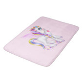 Tapis De Bain Belle licorne avec Rainbow Mane & Tail (Angle)