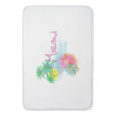 Tapis De Bain Belle Miami, Floride Palms Contemporain (devant Vertical)