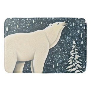 Tapis De Bain Belle Ours Polaire Artique