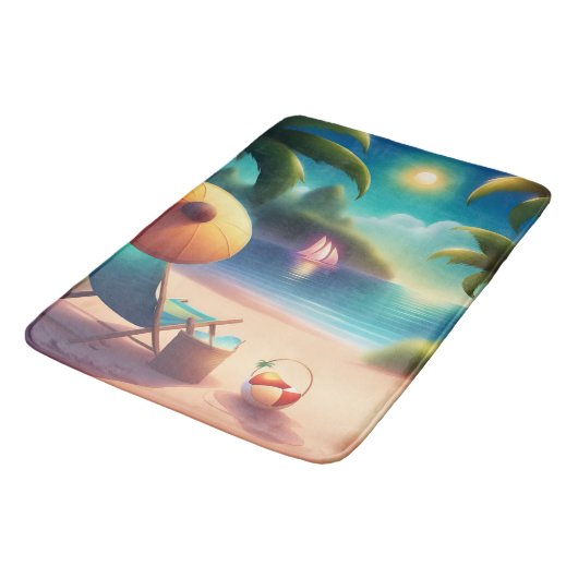 Tapis De Bain belle plage (Angle)