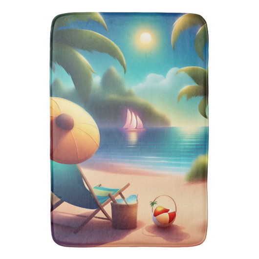 Tapis De Bain belle plage (devant Vertical)