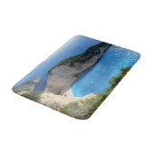 Tapis De Bain Belle plage de Navagio, Grèce (Angle)