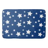 Tapis De Bain Belle salle de bain bleu mat avec étoiles (Devant)