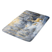 Tapis De Bain Belle scène Blue Winter Woods (Angle)