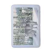 Tapis De Bain Belle scène de Wolfhound irlandais neige (Devant (Vertical))