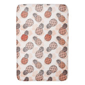 Tapis De Bain Belles ananas couleur orange (devant Vertical)