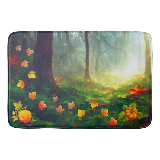 Tapis De Bain Belles feuilles d'automne (Devant)