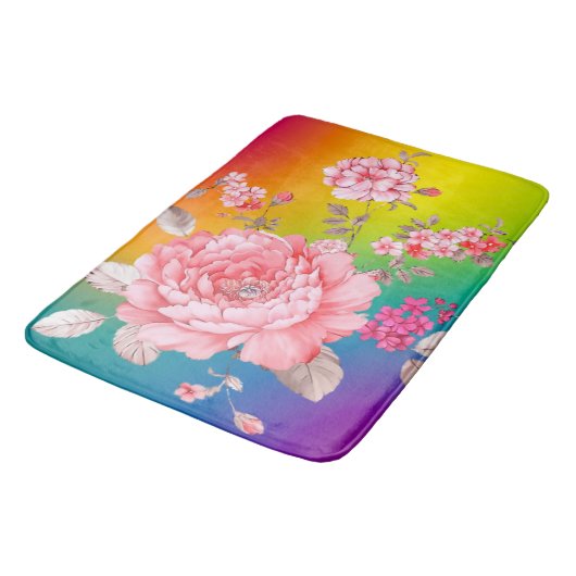 Tapis De Bain Belles fleurs (Angle)