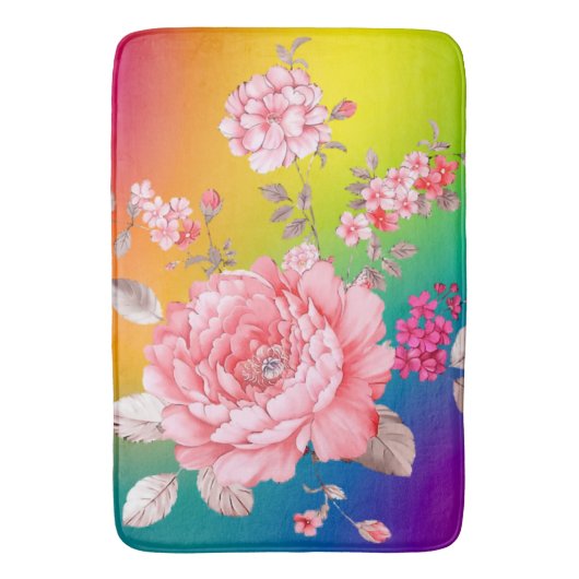 Tapis De Bain Belles fleurs (devant Vertical)