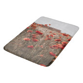 Tapis De Bain belles fleurs de coquelicot (Angle)