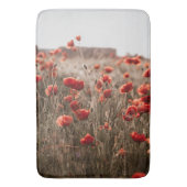 Tapis De Bain belles fleurs de coquelicot (devant Vertical)
